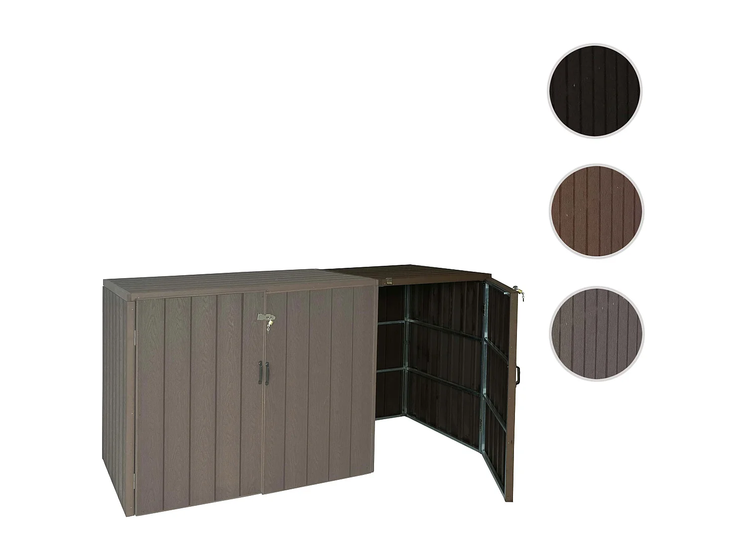 MCW-J28 bin shelter extension,  brown