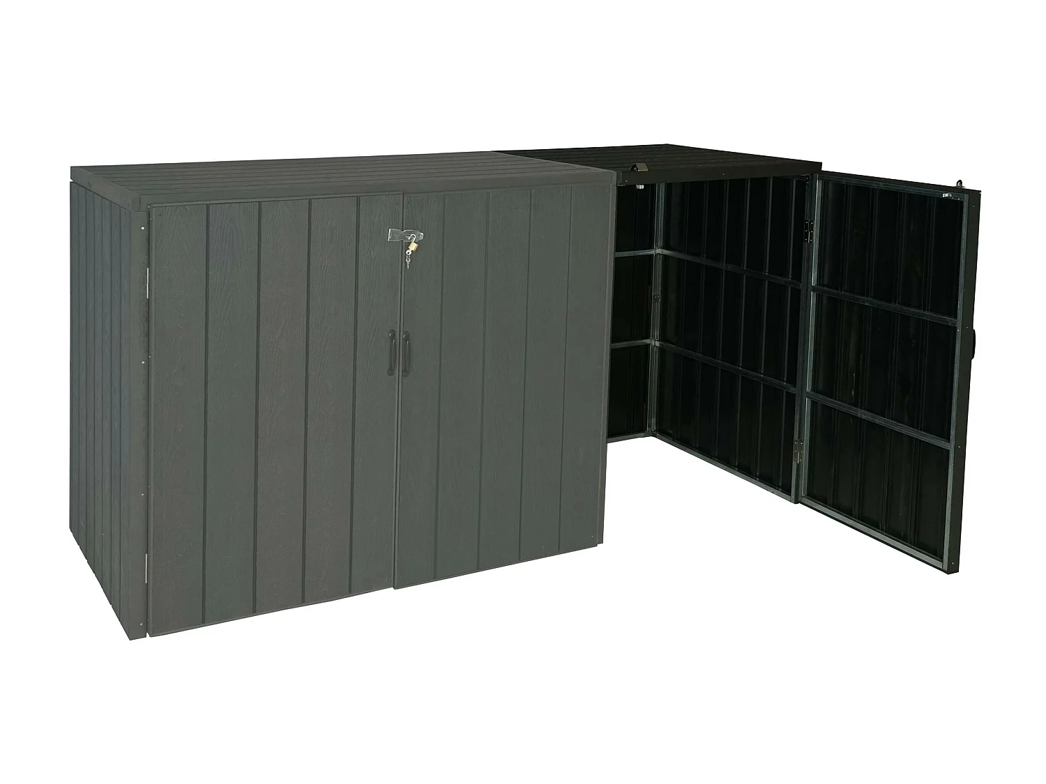 Mülltonnenbox Erweiterung MCW-J28, Anthrazit