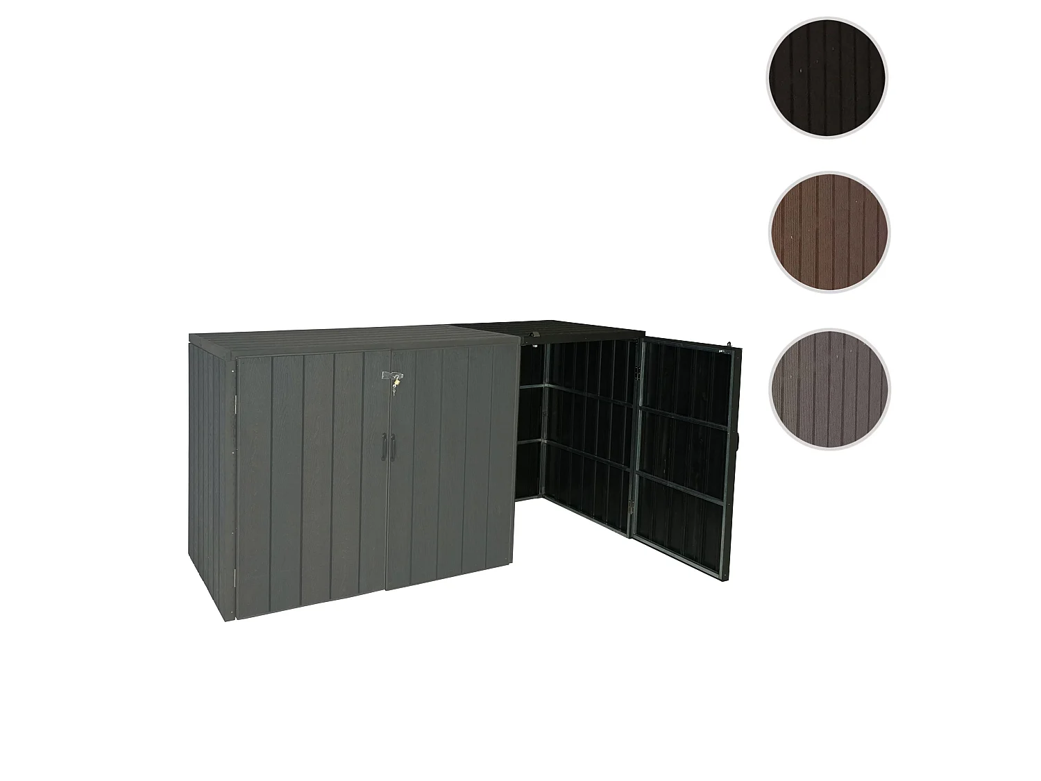 Mülltonnenbox Erweiterung MCW-J28, Anthrazit