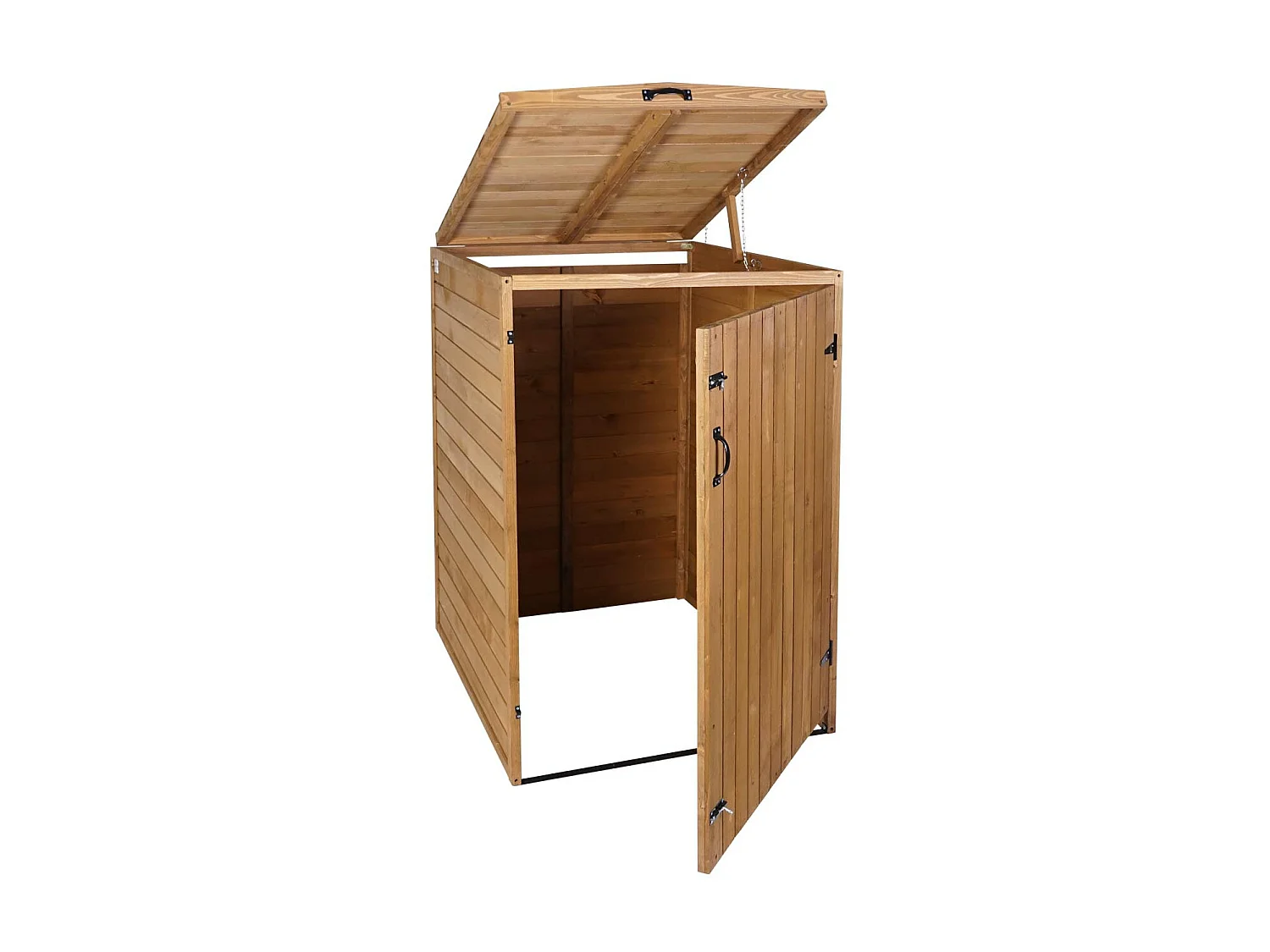 1 pojemnik/2 pojemniki na śmieci MCW-H74,  brązowy