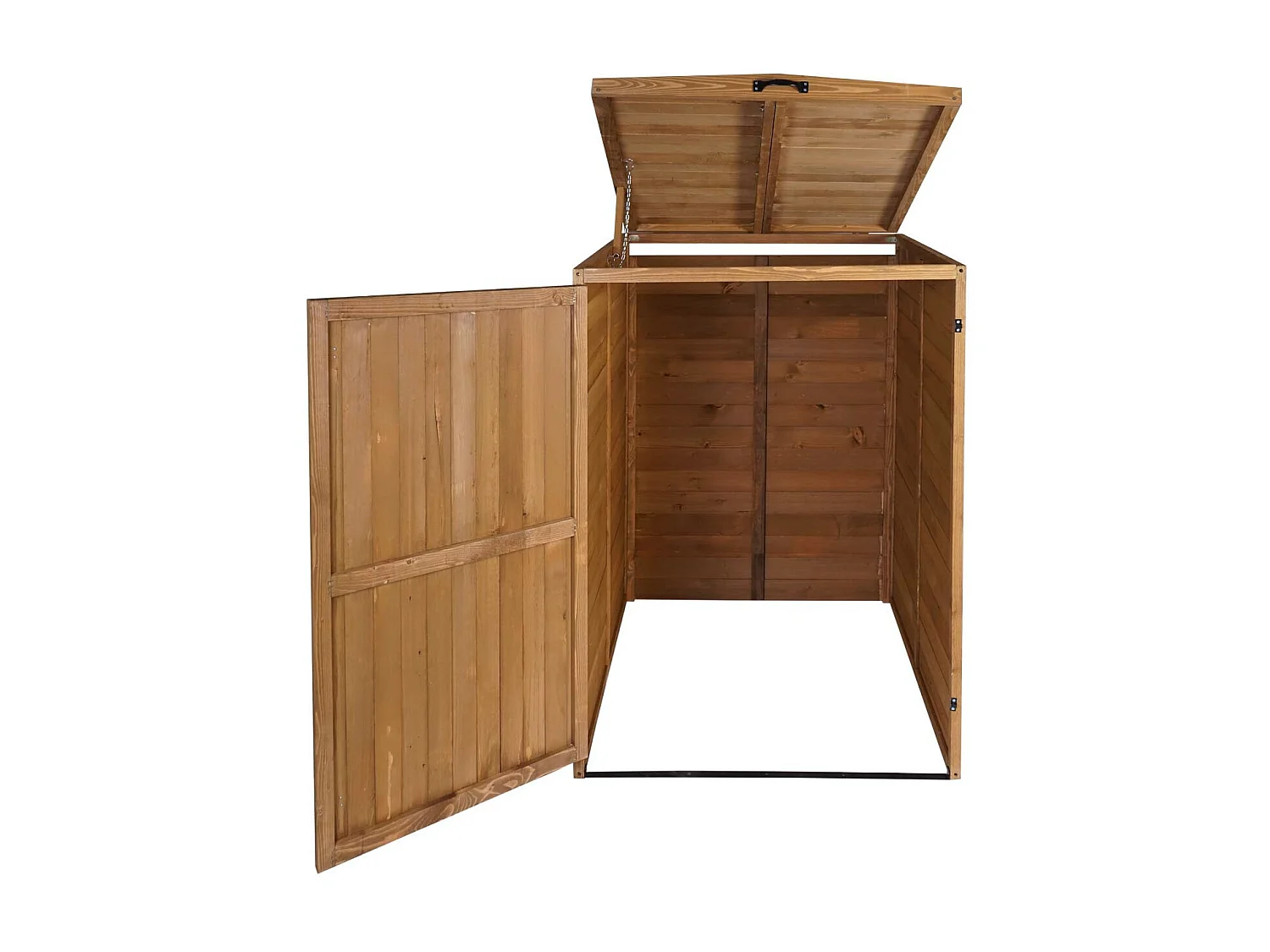 1 pojemnik/2 pojemniki na śmieci MCW-H74,  brązowy