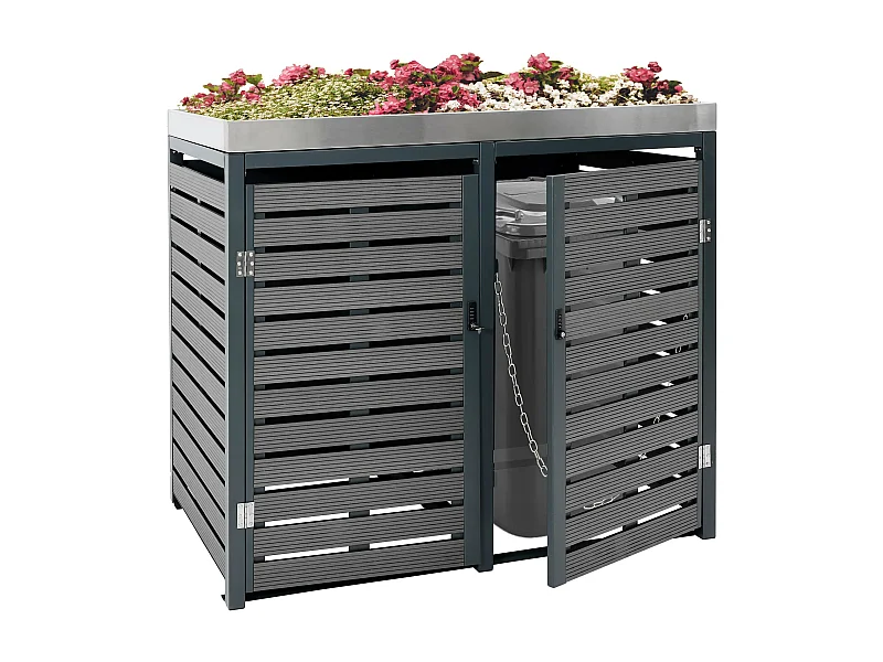 2-bins voering MCW-K14,  antraciet