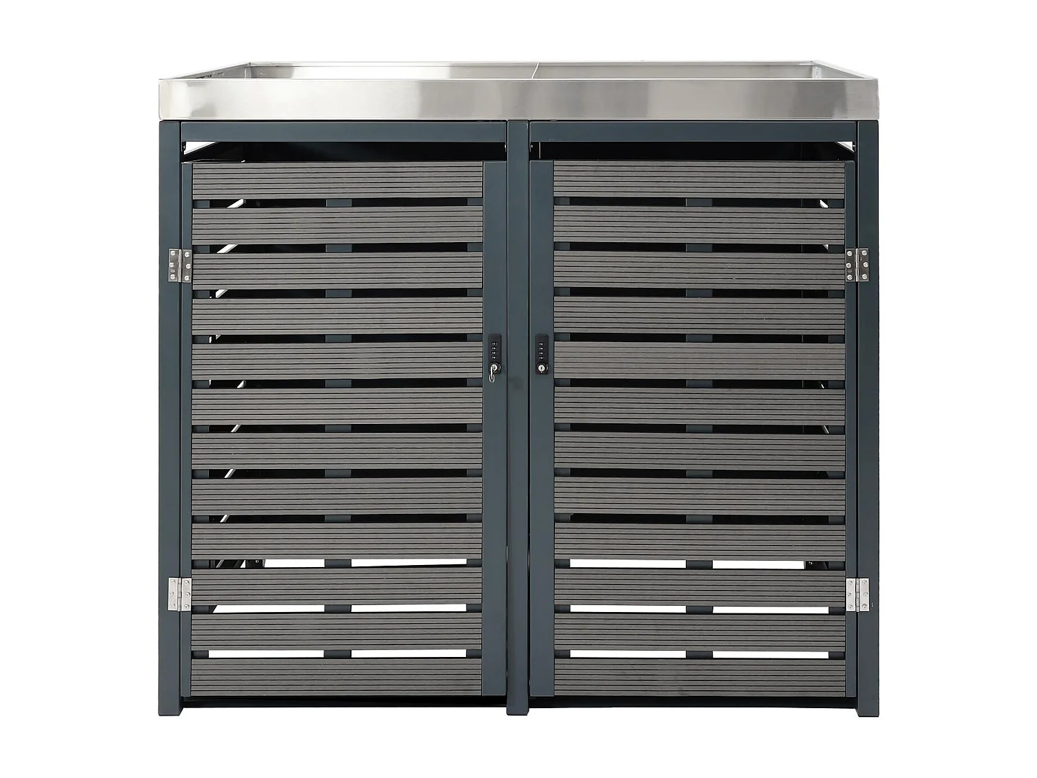 Mülltonnenverkleidung MCW-K14, Anthrazit