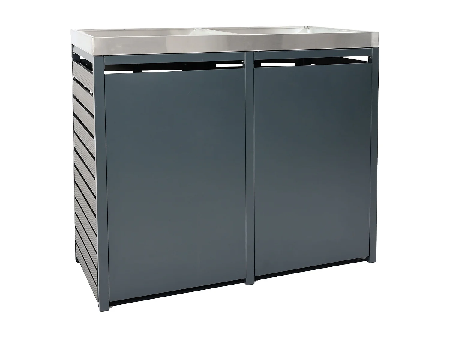 Mülltonnenverkleidung MCW-K14, Anthrazit