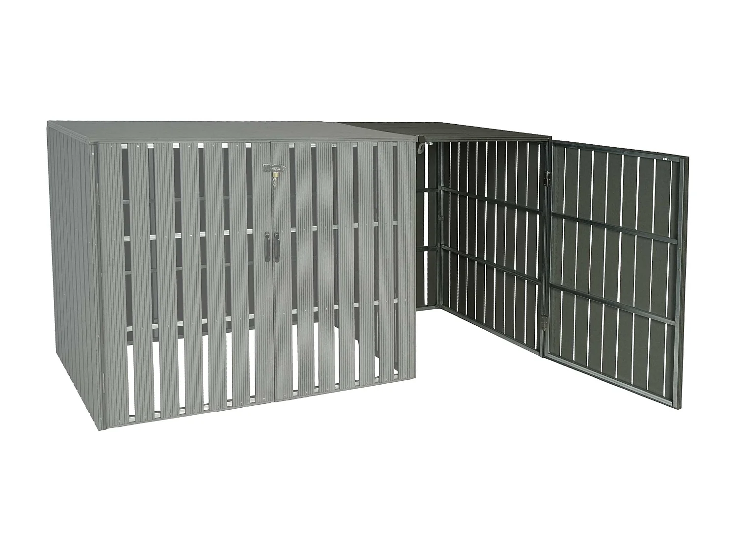 Uitbreiding afvalbak MCW-J28,  grijs