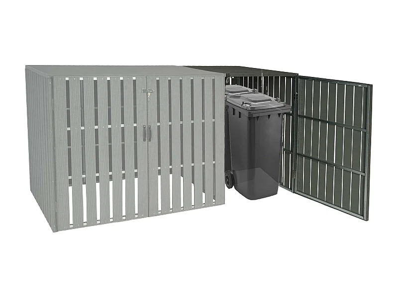 Mülltonnenbox Erweiterung MCW-J28, Grau