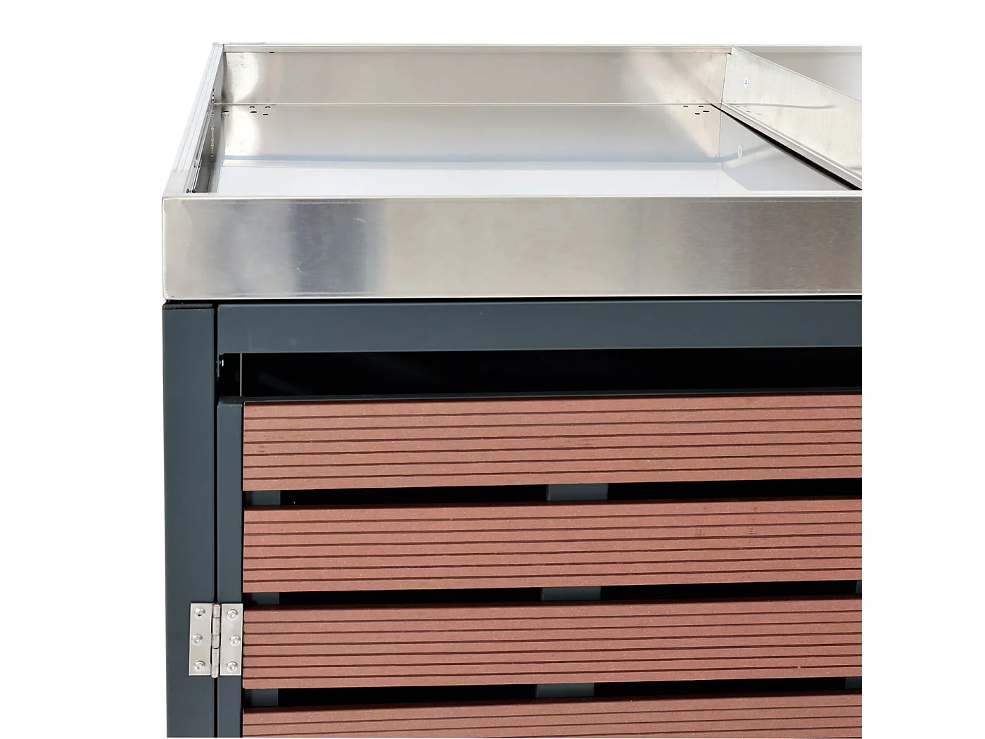 4-bin voering MCW-K14,  walnoot houtlook