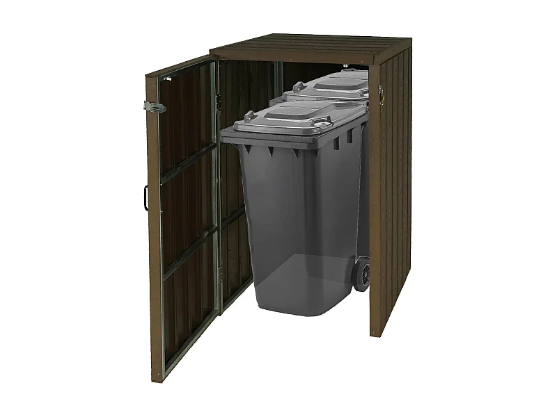 1/2 Okładzina kosza na śmieci WPC MCW-J28,  brązowy