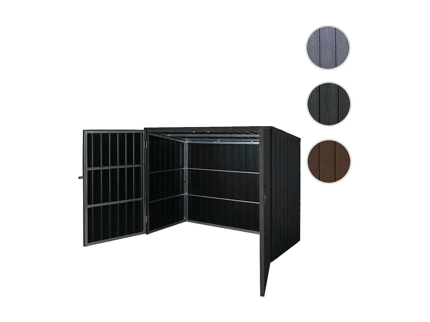 Mülltonnenverkleidung MCW-J29, Anthrazit