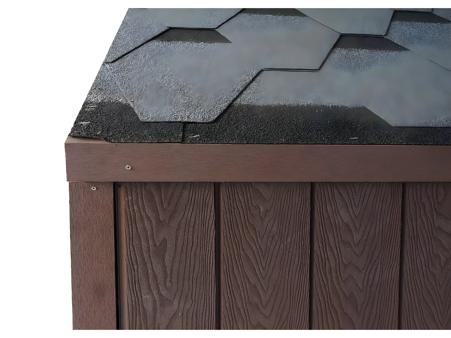 Mülltonnenverkleidung MCW-J29, Braun