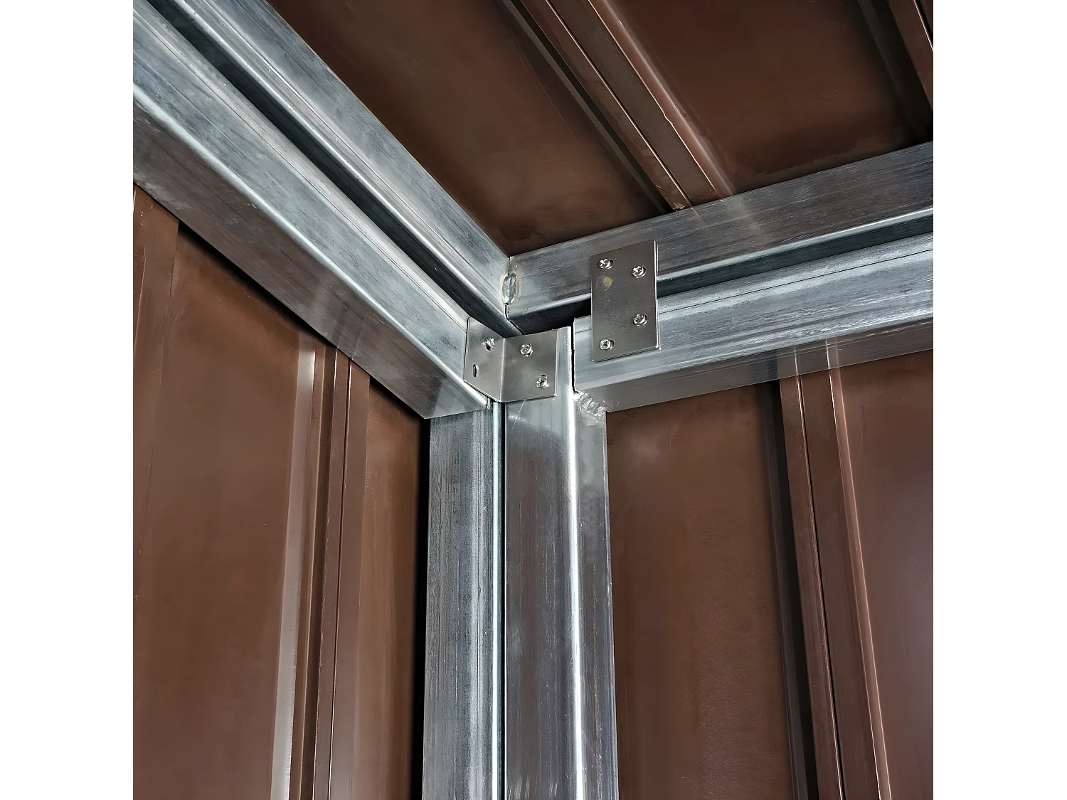 Mülltonnenverkleidung MCW-J29, Braun