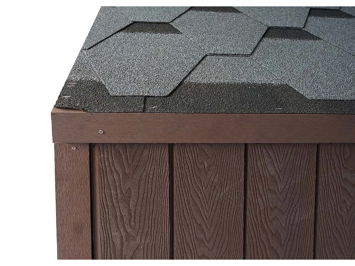 Mülltonnenverkleidung MCW-J29, Braun