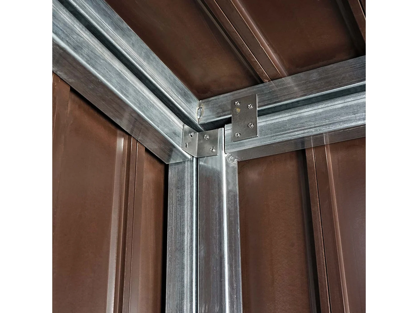 Mülltonnenverkleidung MCW-J29, Braun