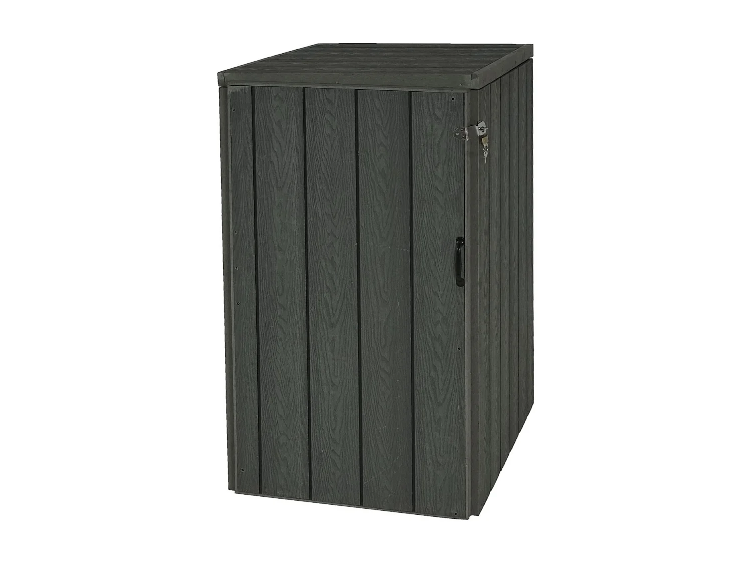 1-piece WPC bin cover MCW-J28,  grey