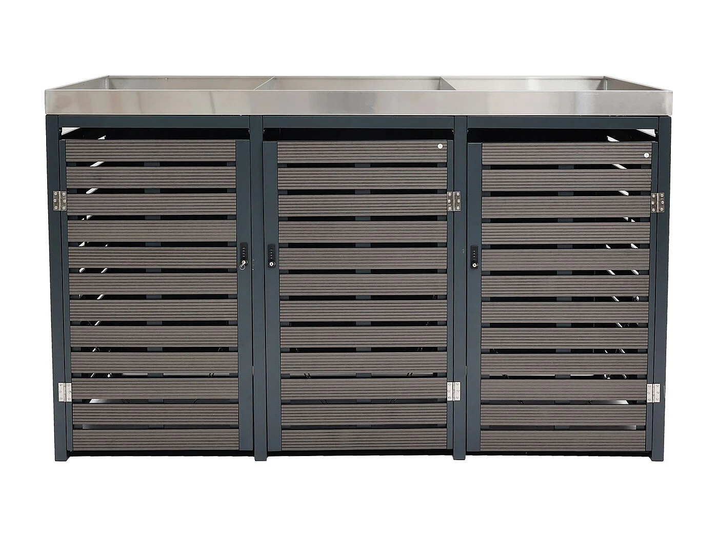 3-pojemnikowa wkładka MCW-K14,  antracyt