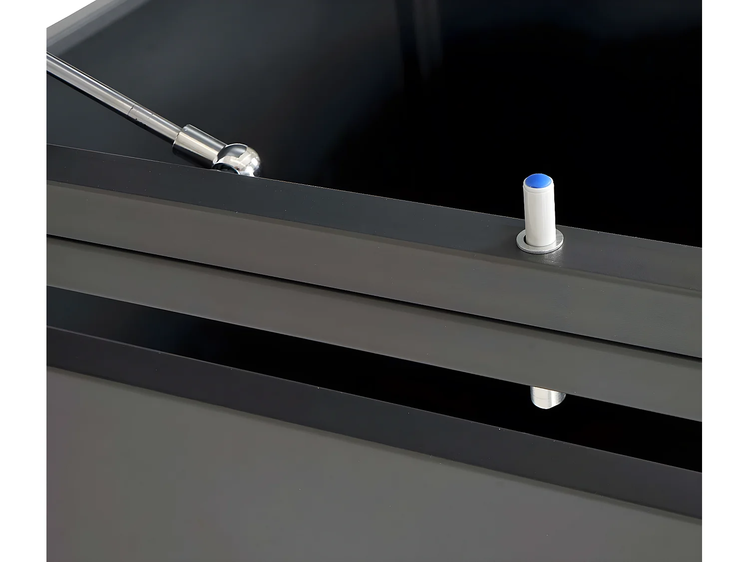 2er Mülltonnenverkleidung MCW-J82, Kirsche-Holzoptik dunkelbraun