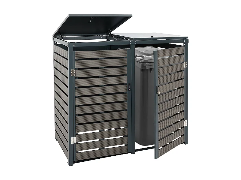 2-pojemnikowa wkładka MCW-K14,  antracyt