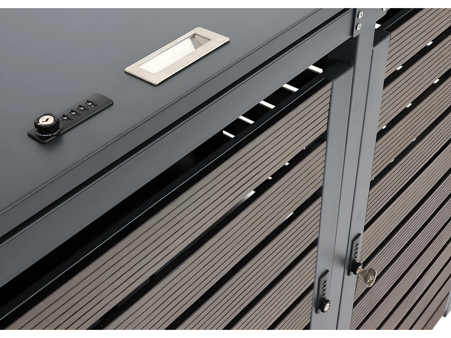 2-bins voering MCW-K14,  antraciet