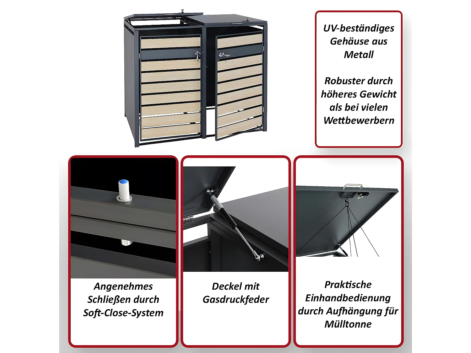 2-bins voering MCW-J81,  goud
