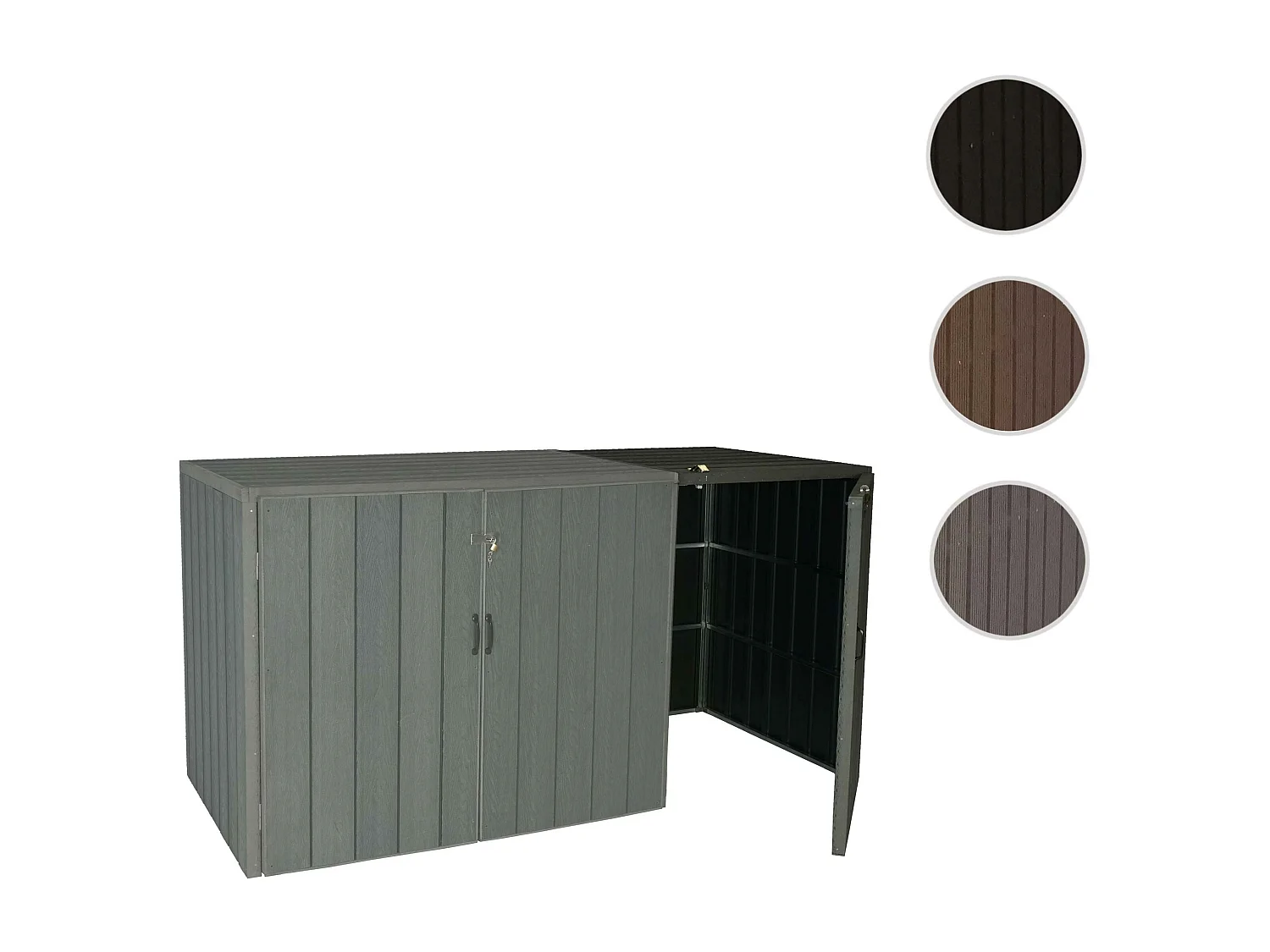 Uitbreiding afvalbak MCW-J28,  grijs