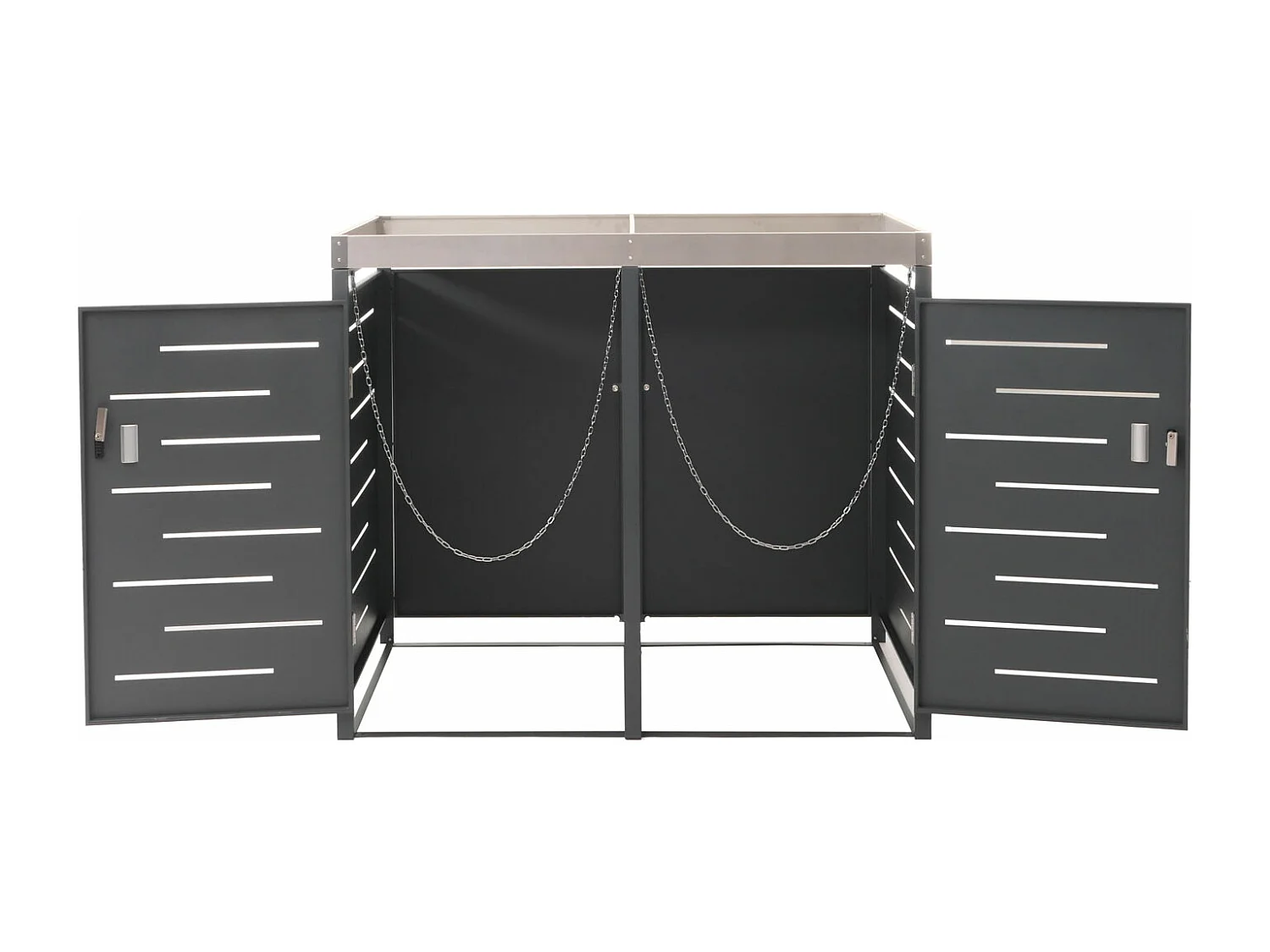 Bekleding voor 2 vuilnisbakken MCW-H40