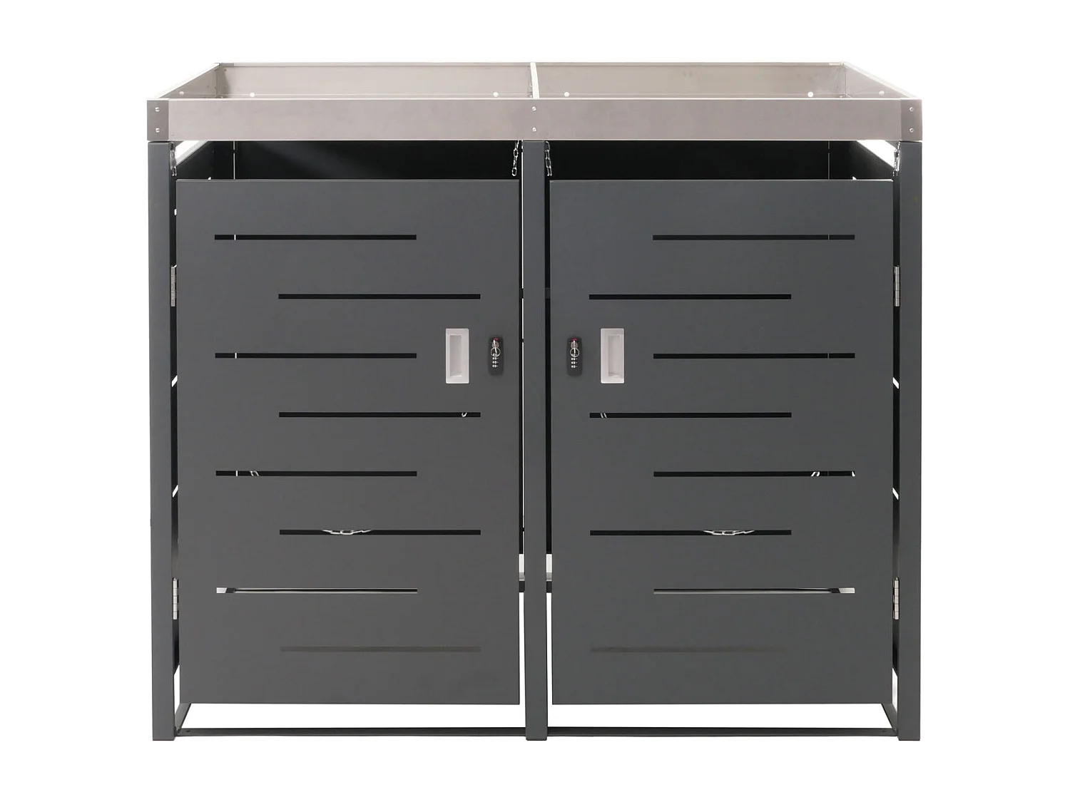 Bekleding voor 2 vuilnisbakken MCW-H40