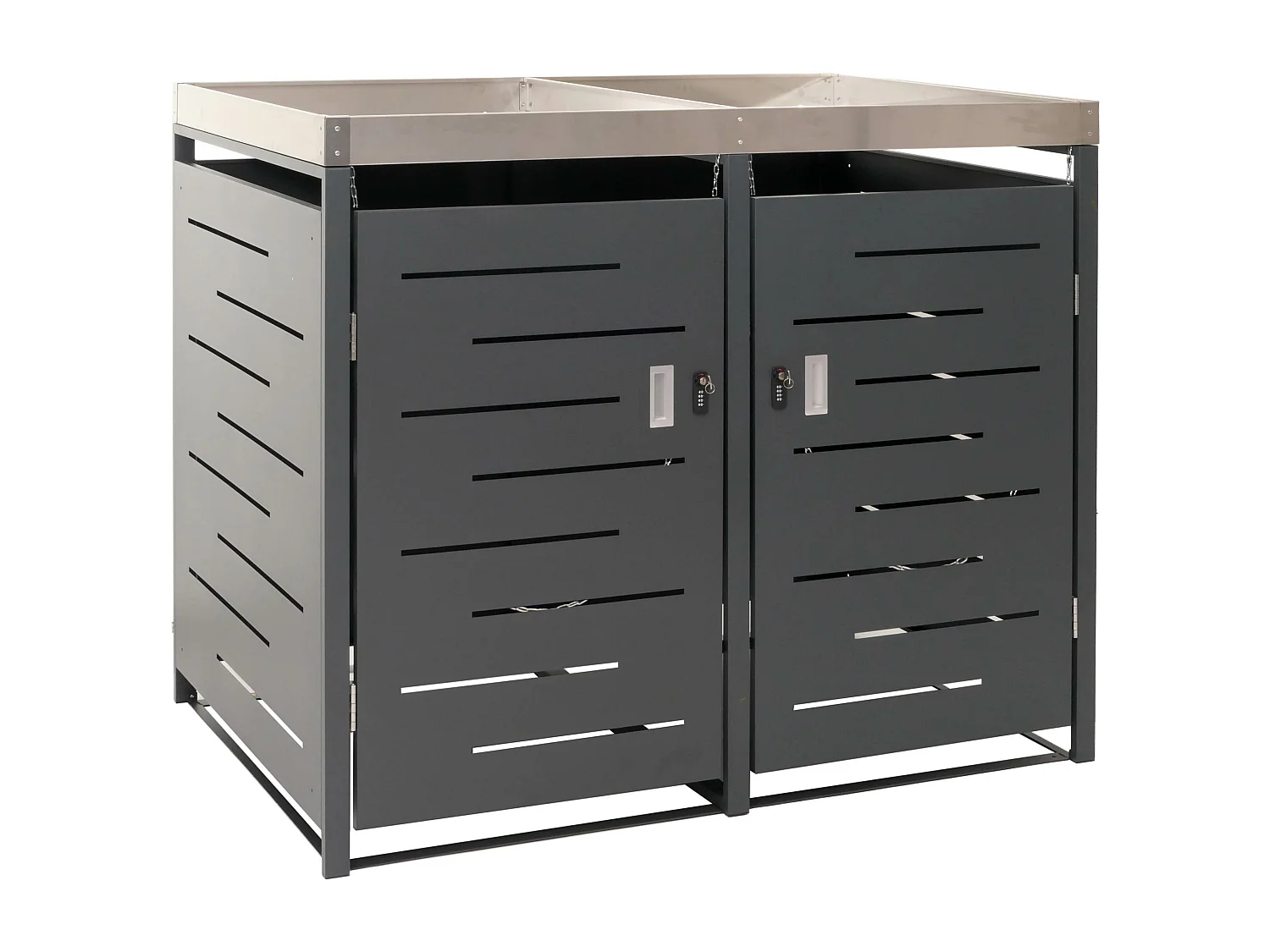 2er-Mülltonnenverkleidung MCW-H40