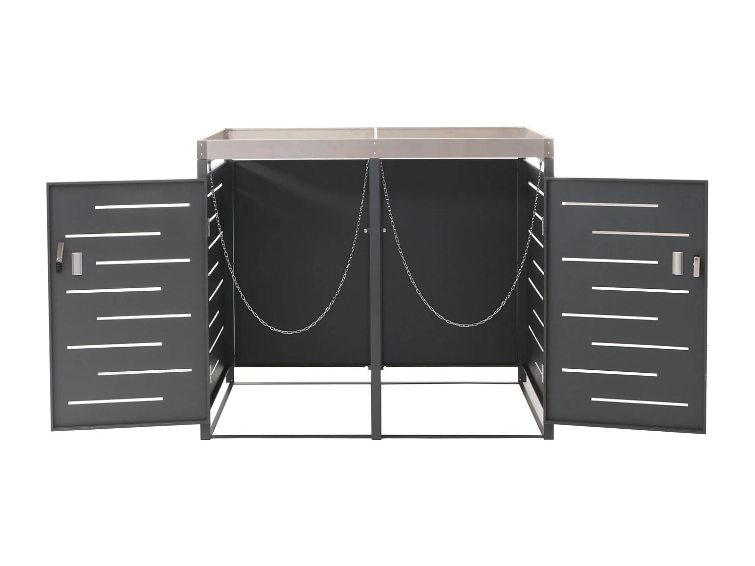 Osłona na dwa pojemniki na śmieci MCW-H40