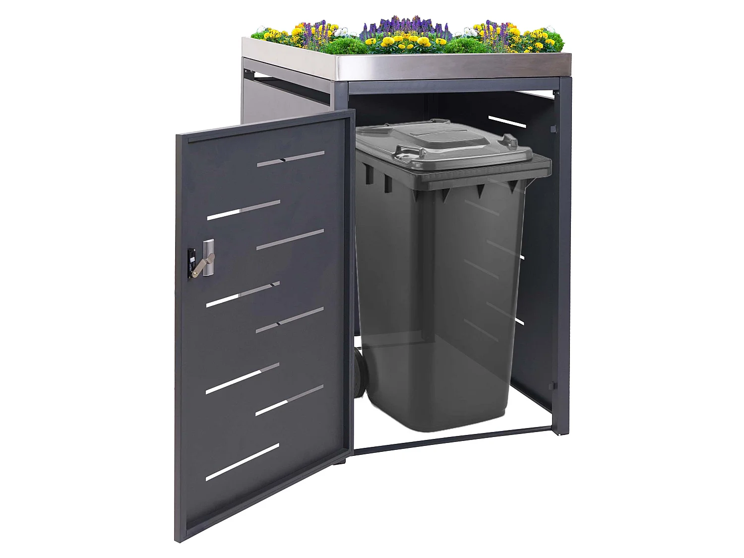 1er-Mülltonnenverkleidung MCW-H40