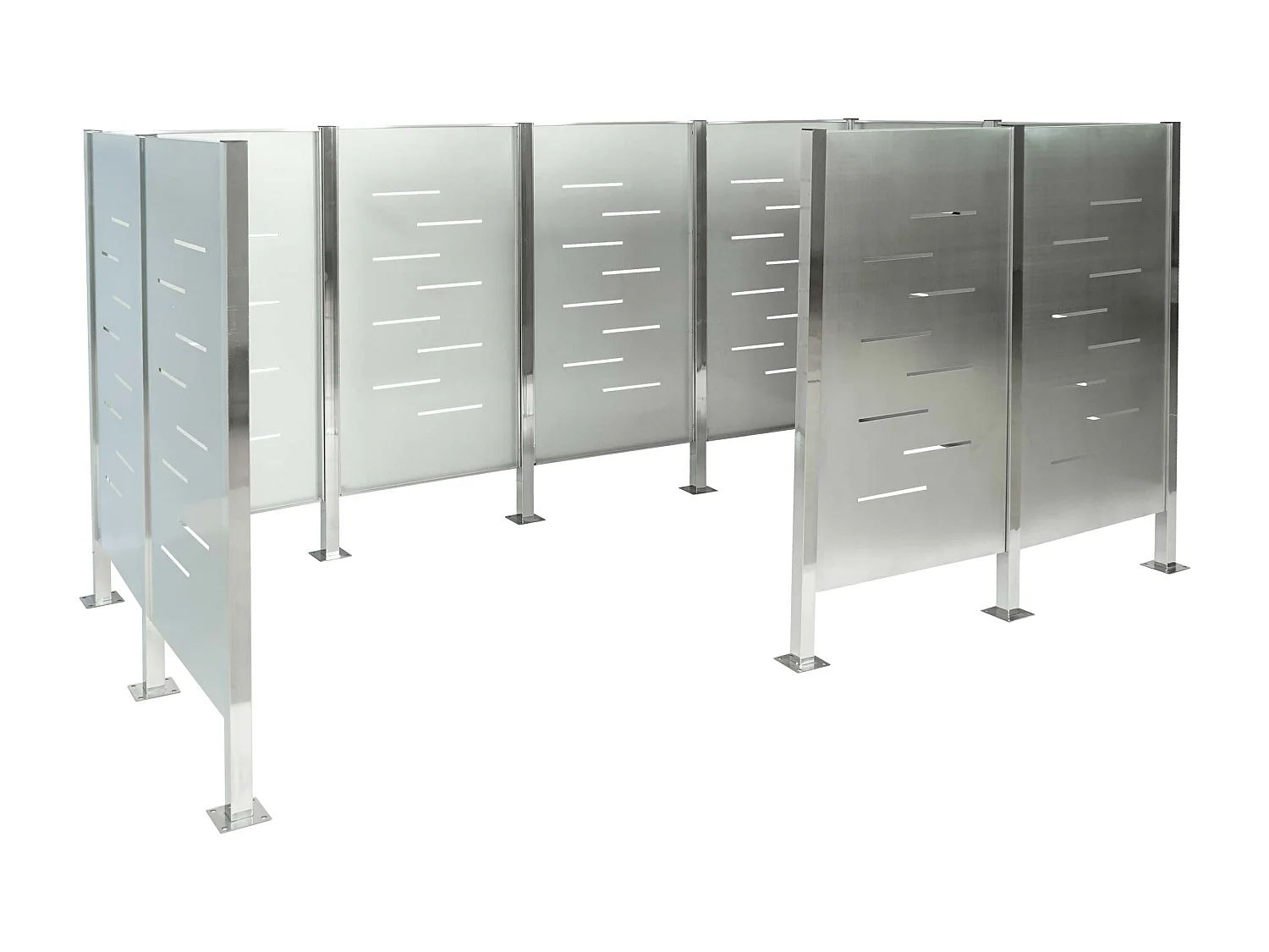 Afvalemmerhek MCW-J55 metaal,  roestvrij staal