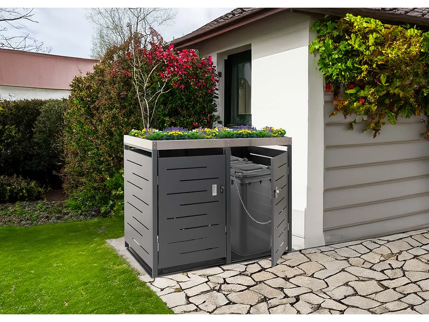 2-zits/4-zits vuilnisbakbekleding MCW-H40