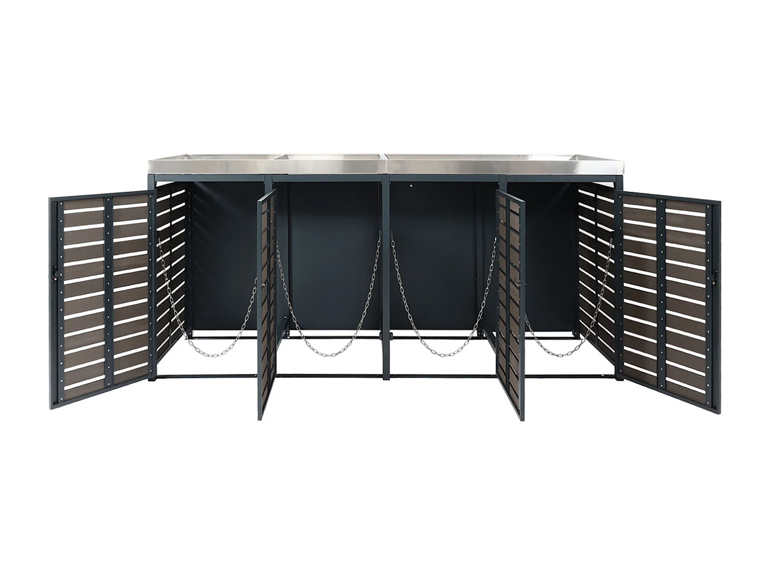 4-pojemnikowa wkładka MCW-K14,  antracyt