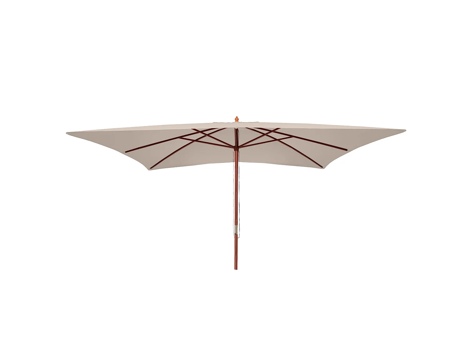 Ombrellone giardino spiaggia N83 Florida 3x4m poliestere ~ avorio