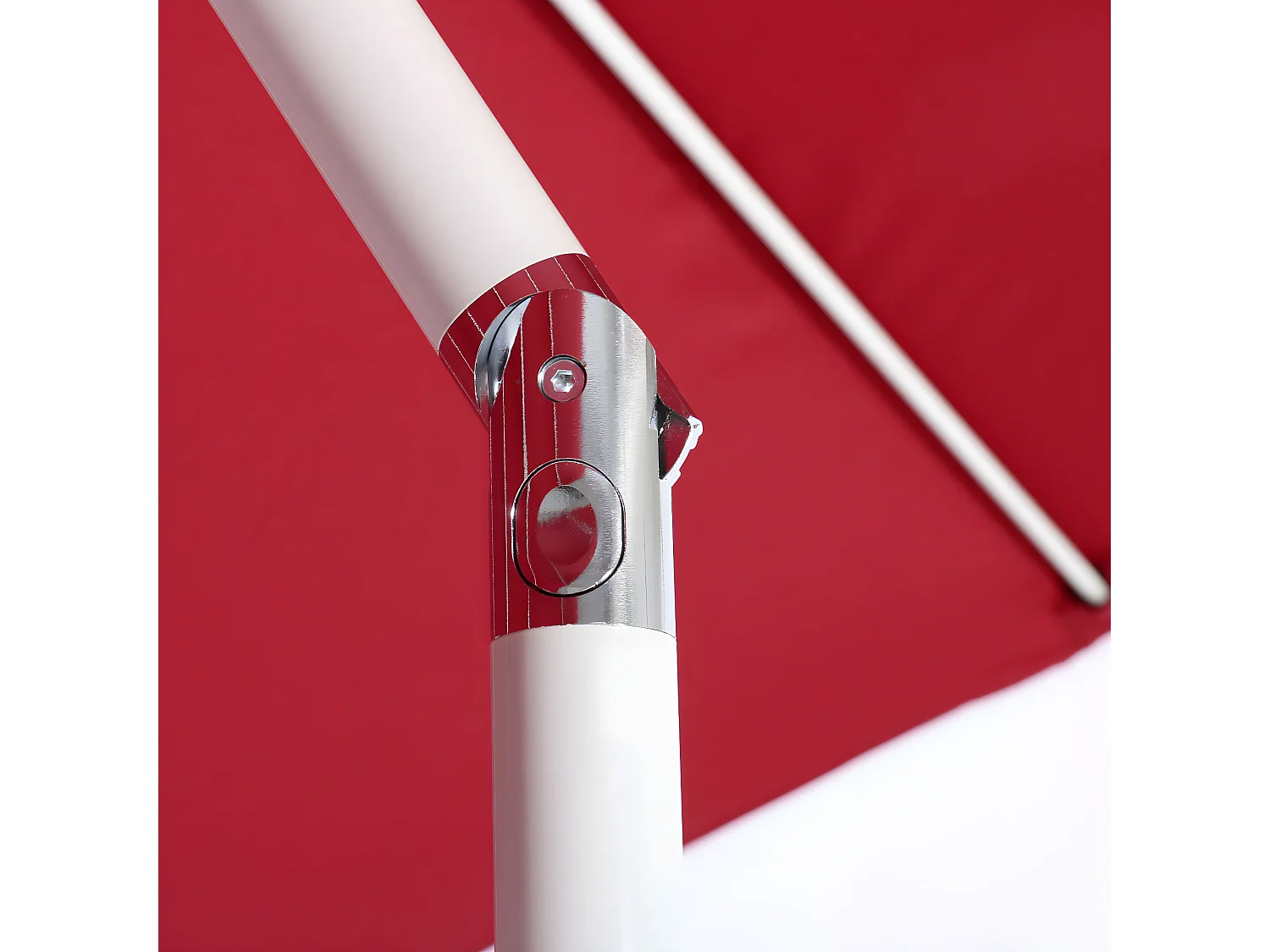 Parasol Asti II kantelbaar,  rood