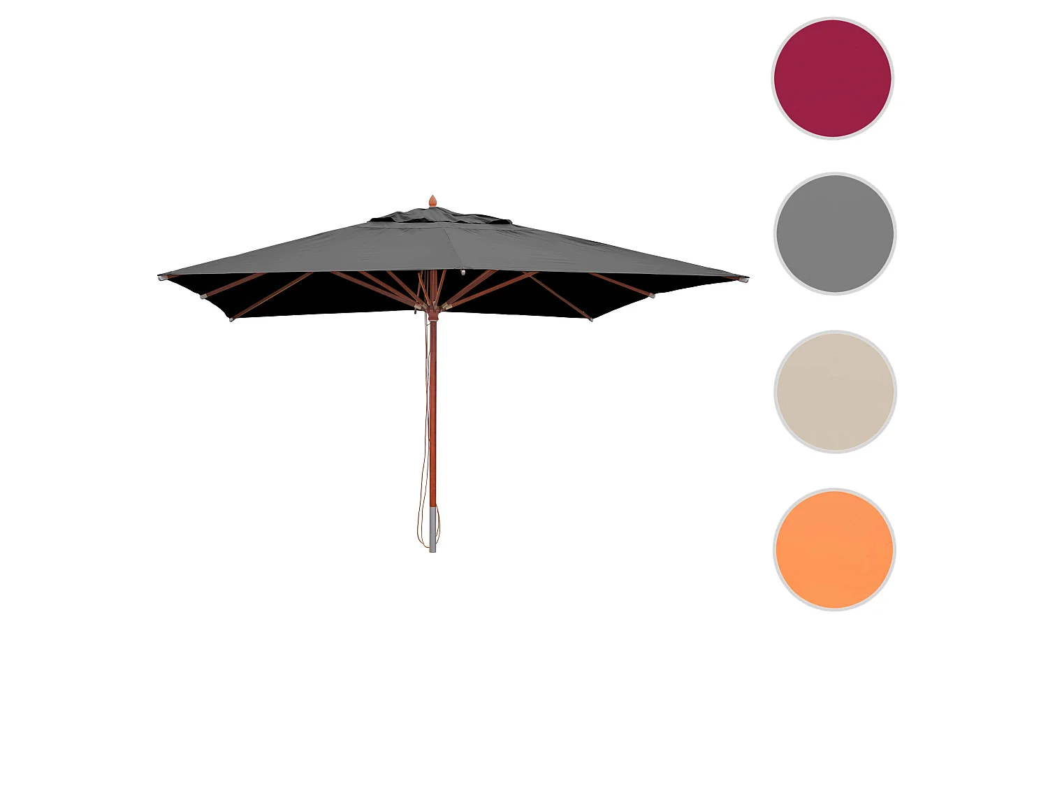 Gastronomie Sonnenschirm MCW-C57 II, Anthrazit