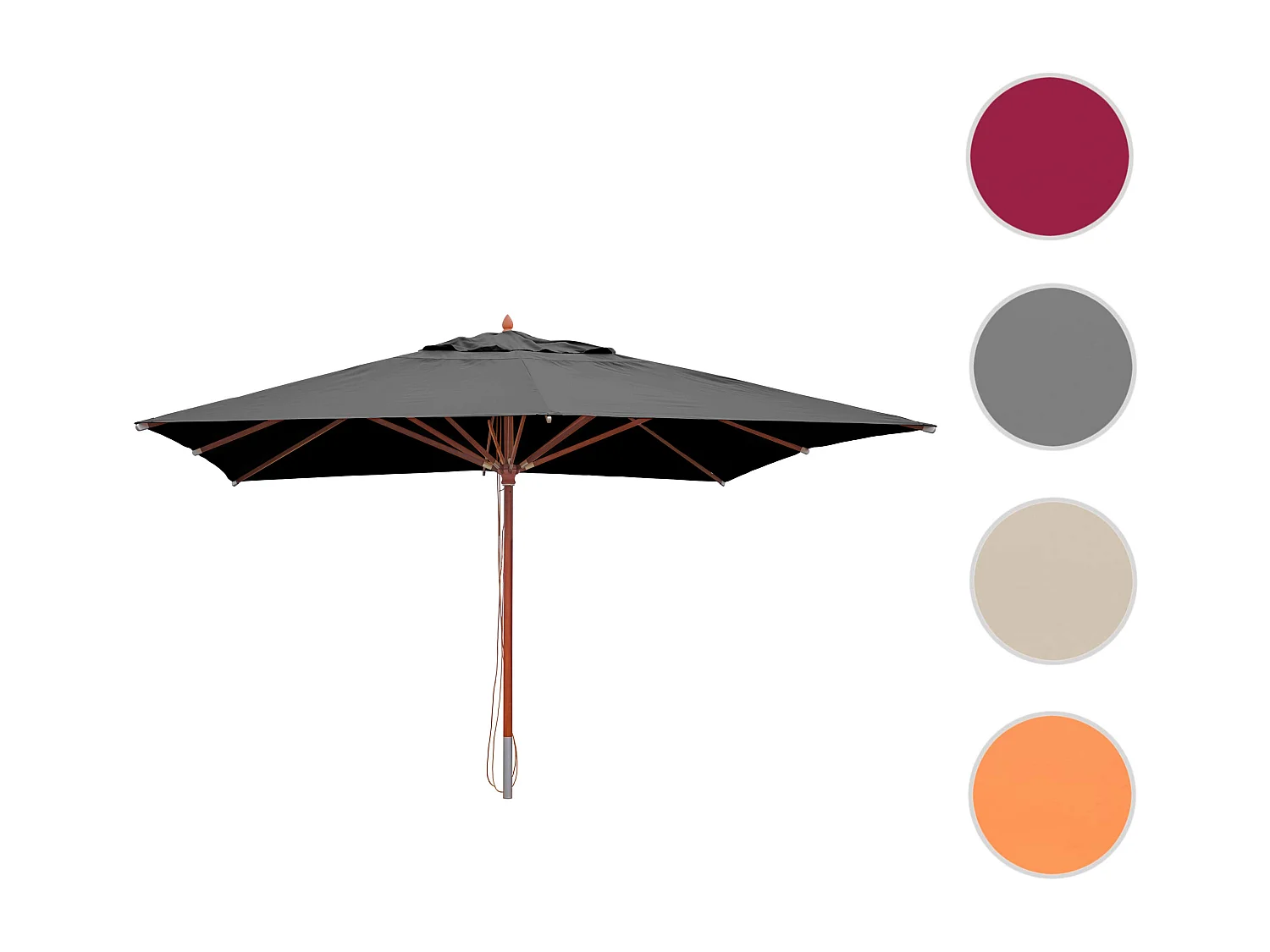 Gastronomie Sonnenschirm MCW-C57 II, Anthrazit