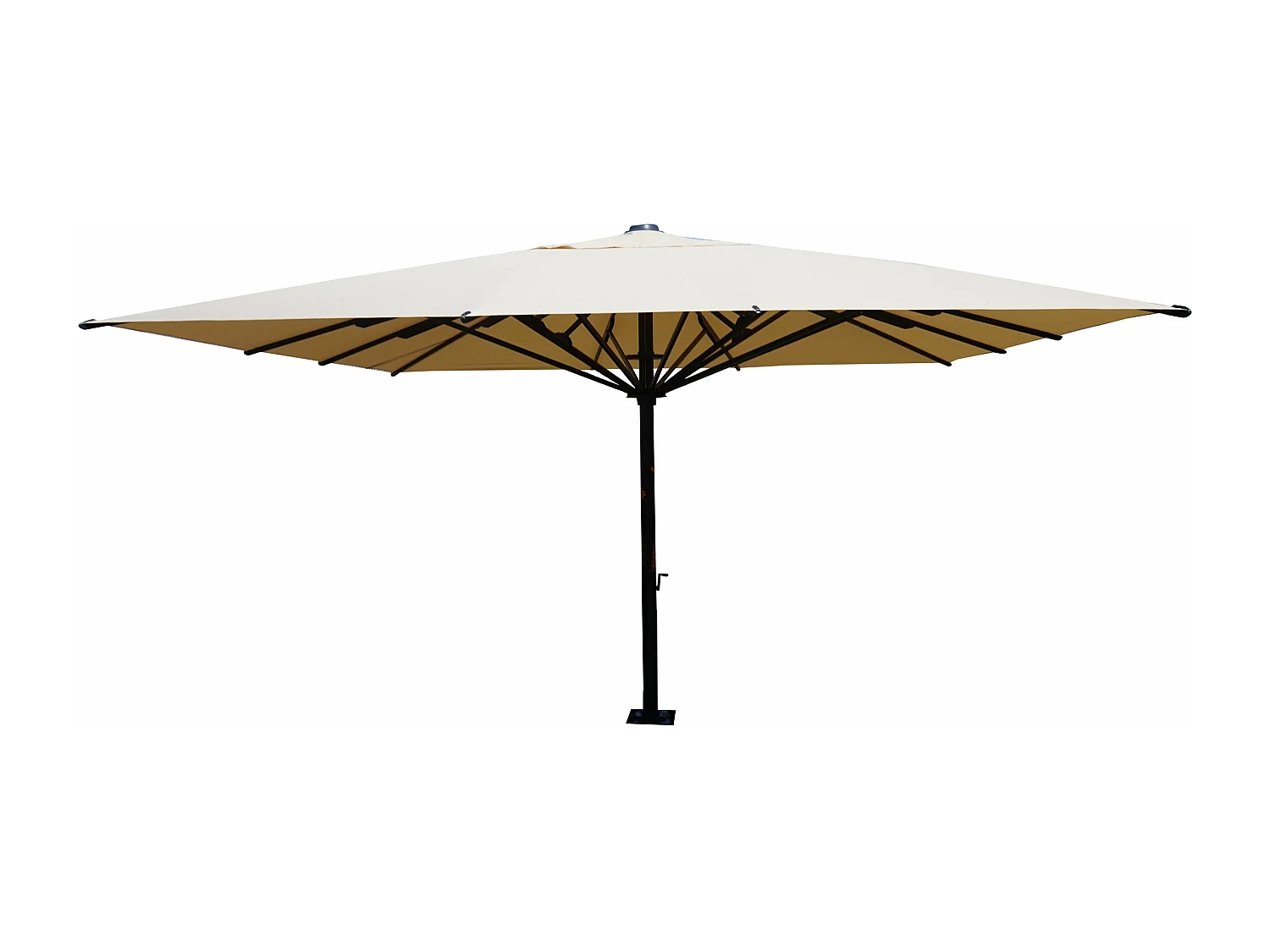 Gastronomie-Luxus-Sonnenschirm MCW-D20, Creme