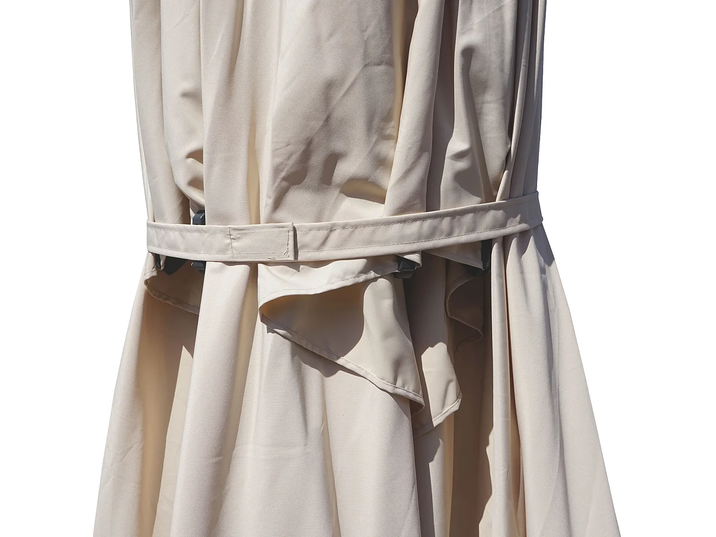 Gastronomie-Luxus-Sonnenschirm MCW-D20, Creme