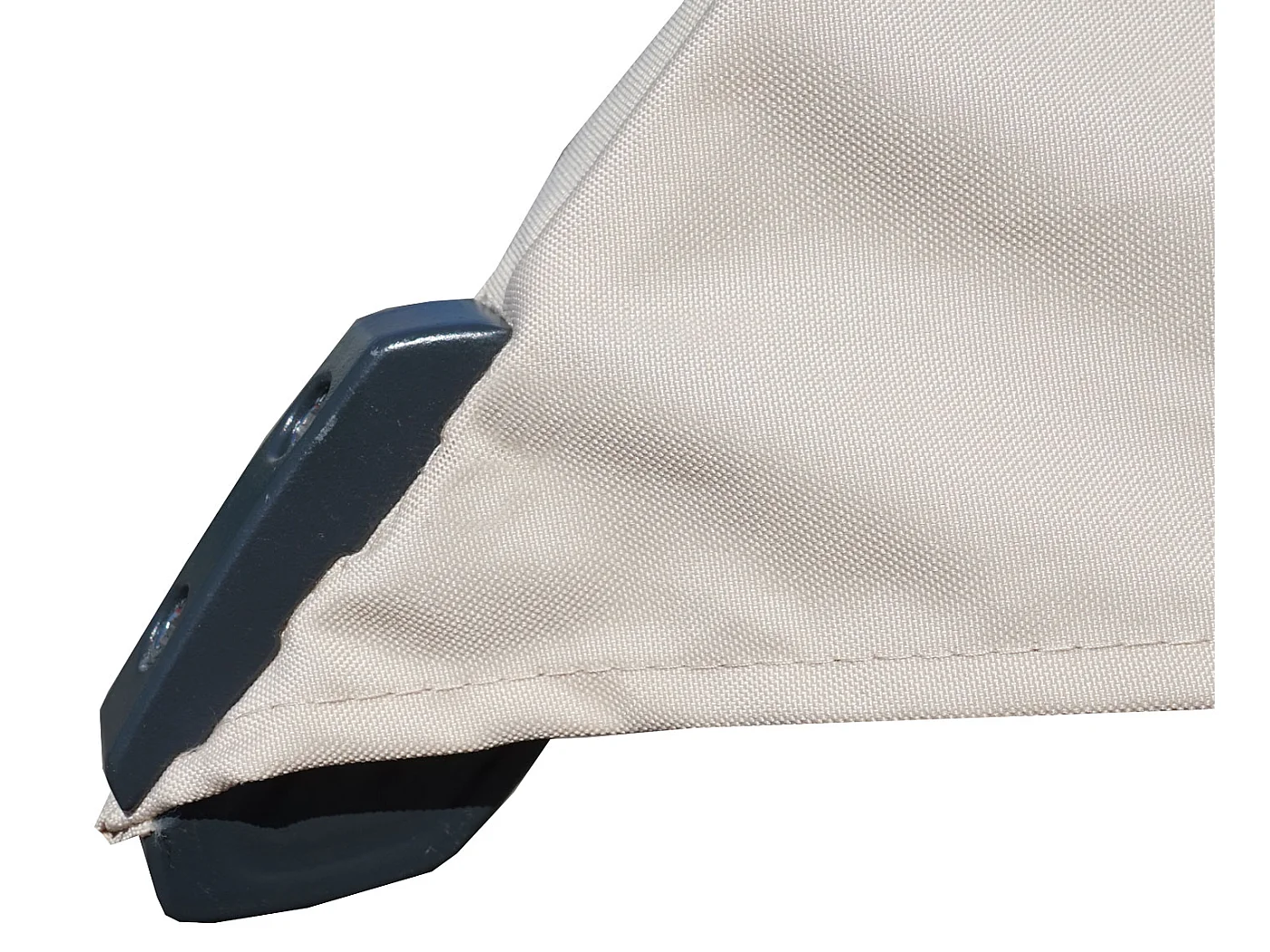 Gastronomie-Luxus-Sonnenschirm MCW-D20, Creme