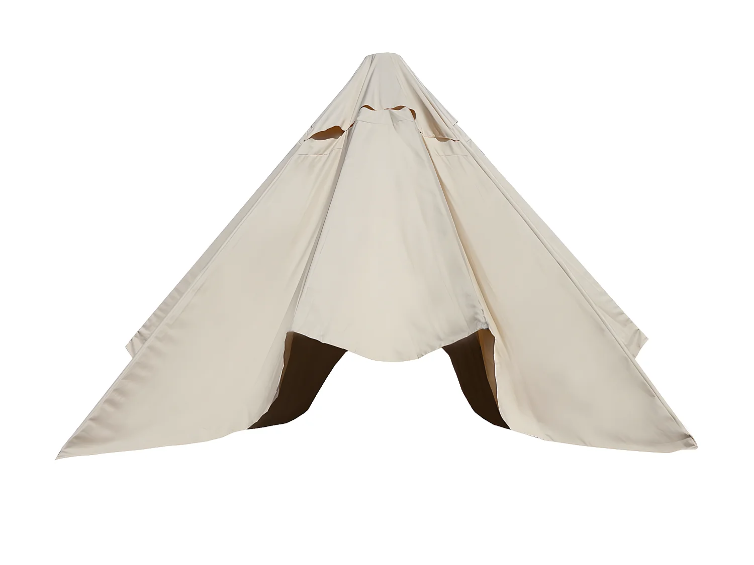 Vervangende hoes parasol MCW-D20,  crème