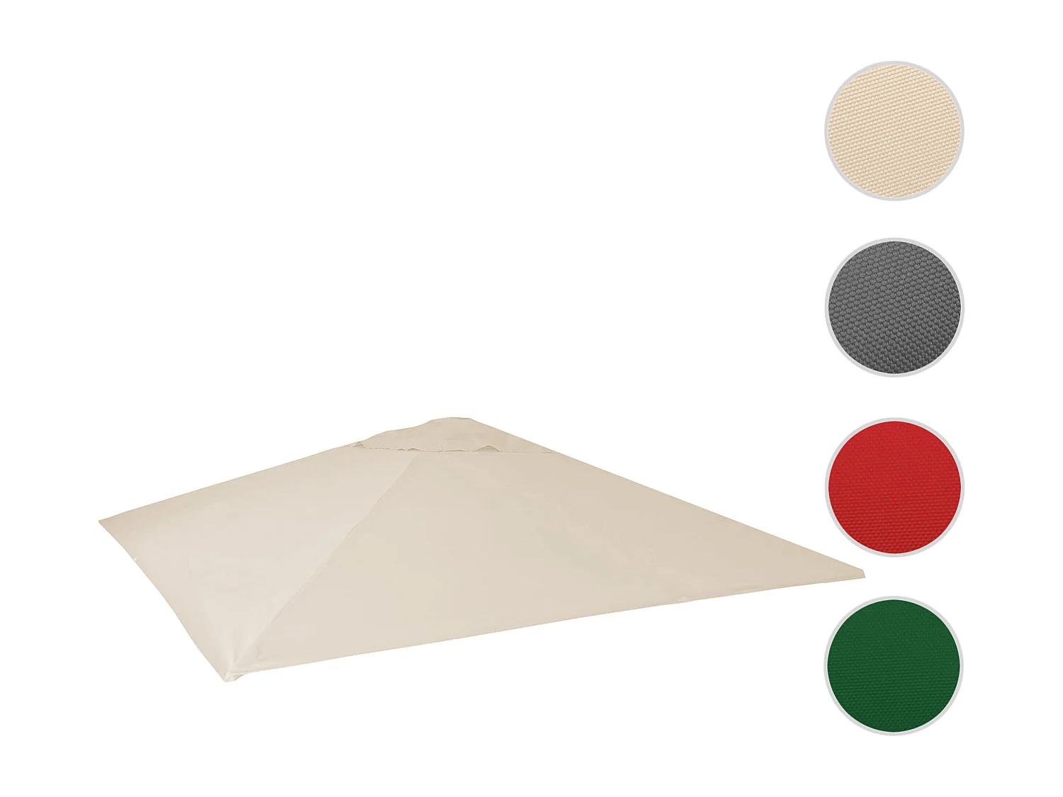 Ersatz-Bezug für Sonnenschirm MCW-D20, Creme
