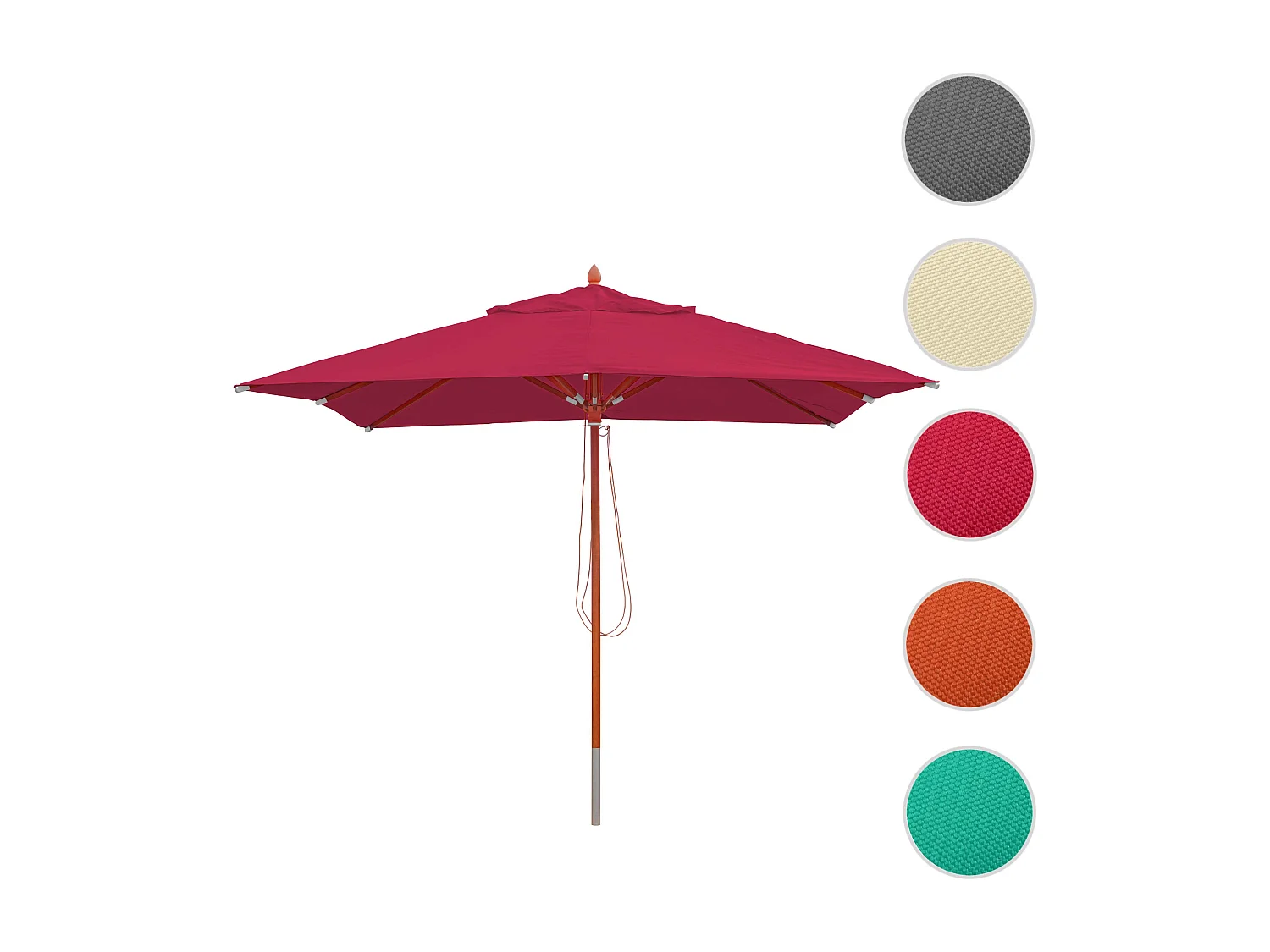 Parasol gastronomiczny MCW-C57 I,  bordowy