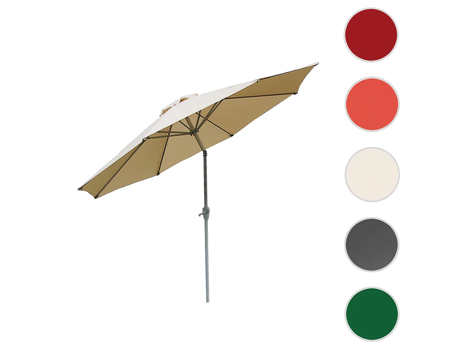 Parasol Asti I kantelbaar,  crème