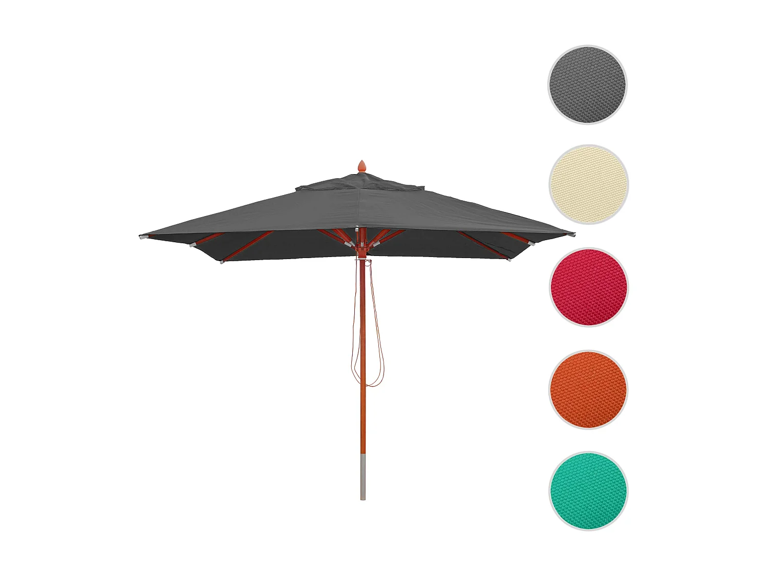 Gastronomie Parasol MCW-C57 I,  antraciet