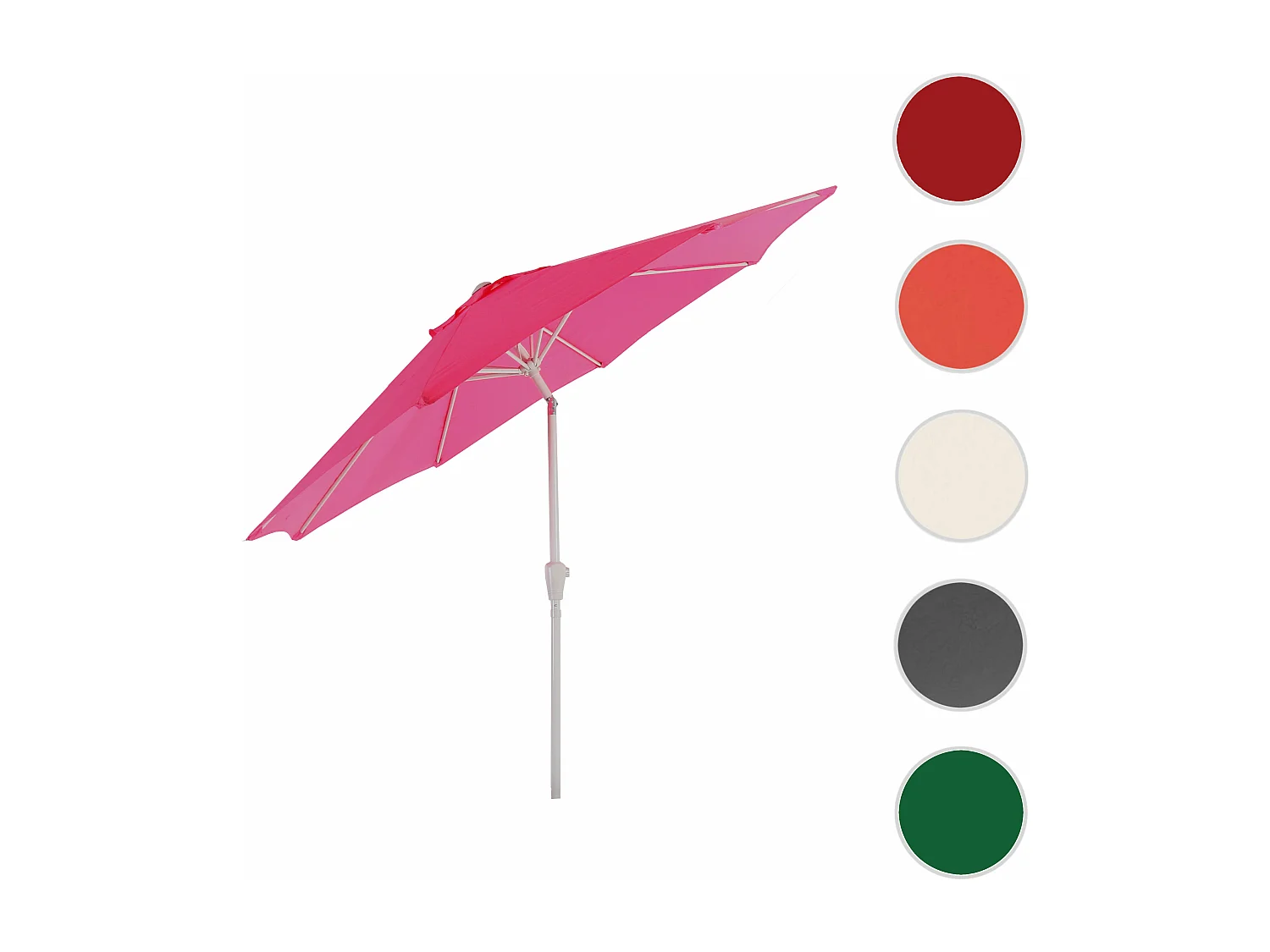 Parasol Asti II uchylny,  różowy