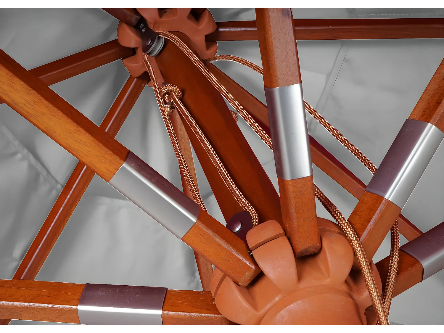 Cateringparasol MCW-C57 I,  lichtgrijs