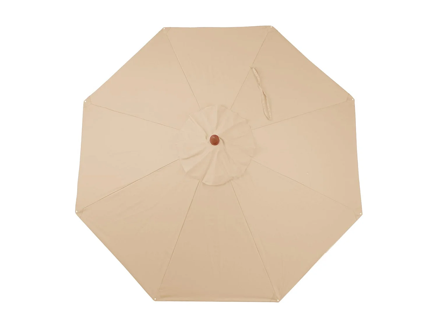Restaurantparasol MCW-C57 II, rund,  cremefarvet