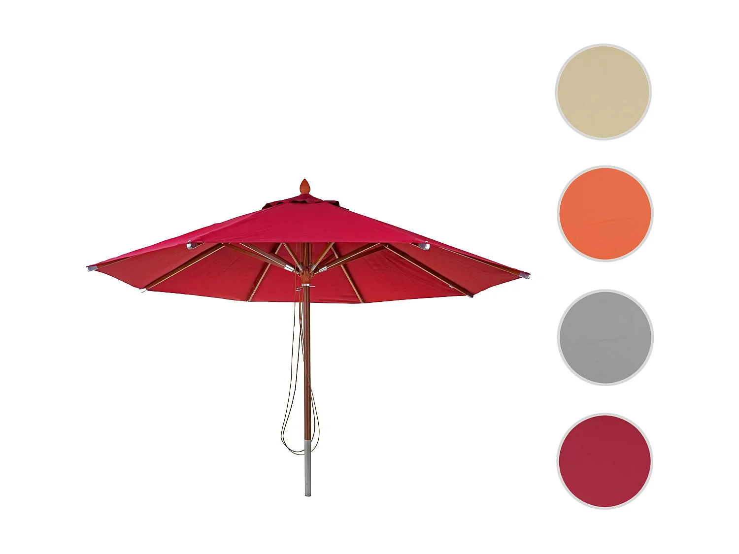 Gastronomie Parasol MCW-C57 II rond,  bordeaux