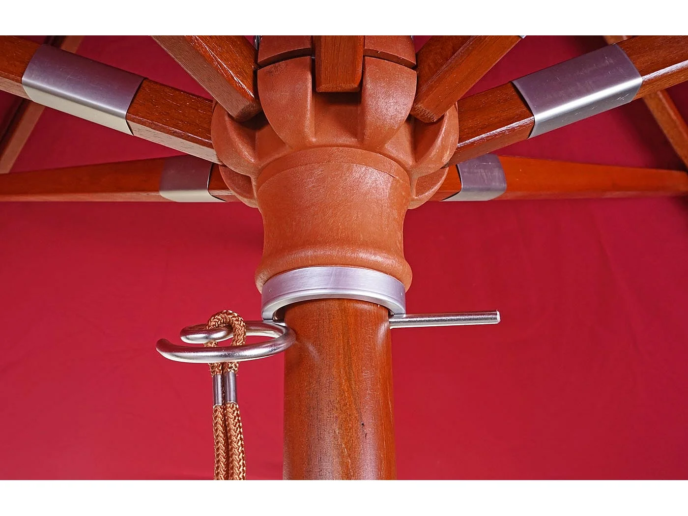 Gastronomie Sonnenschirm MCW-C57 II rund, Bordeaux