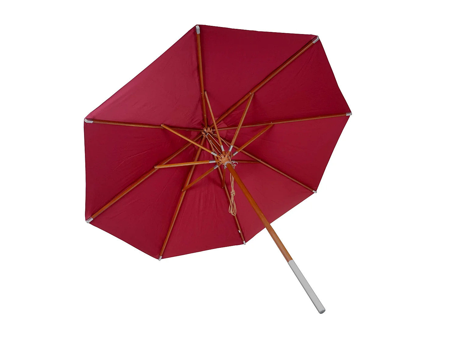 Restaurantparasol MCW-C57 II, rund,  bordeaux